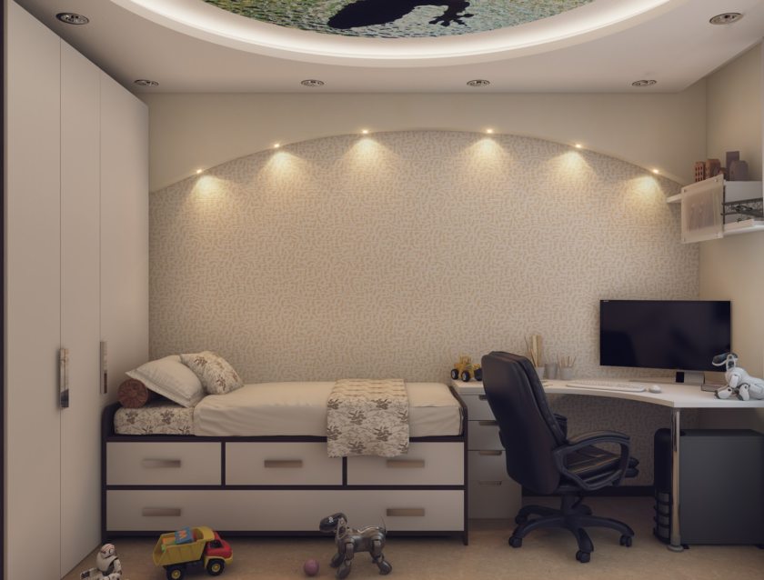 Дизайн детской комнаты 8 кв. м