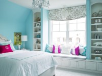 Бирюзовая спальня — идеальное сочетания нежных оттенков в интерьере спальни (110 фото)