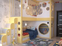 Планировка детской комнаты — правила идеального зонирования (90 фото идей)