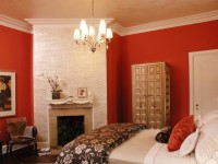 Красная спальня — 176 фото современного оформления интерьера